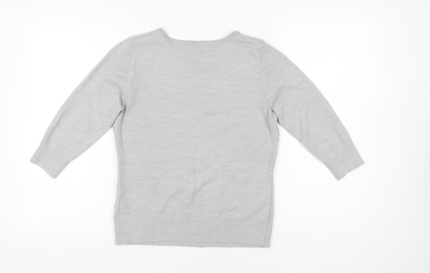 Marks and Spencer Women's Grey Pullover Jumper, Size 12