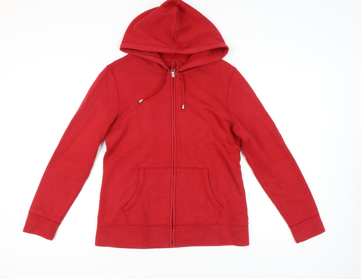 Yessica Women's Red M Full Zip Hoodie