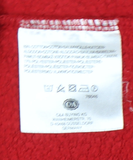 Yessica Women's Red M Full Zip Hoodie