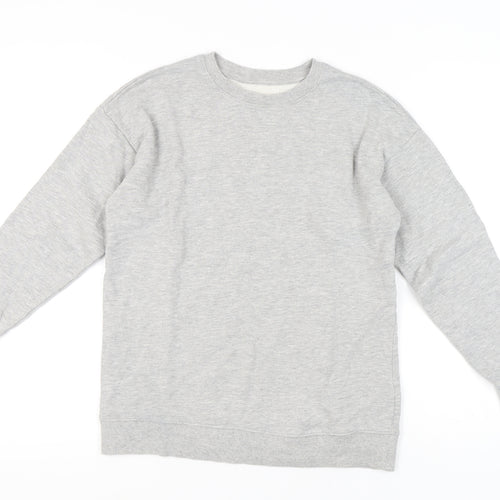 ASOS Women's Grey Pullover Sweatshirt, Size 12, Casual Comfort