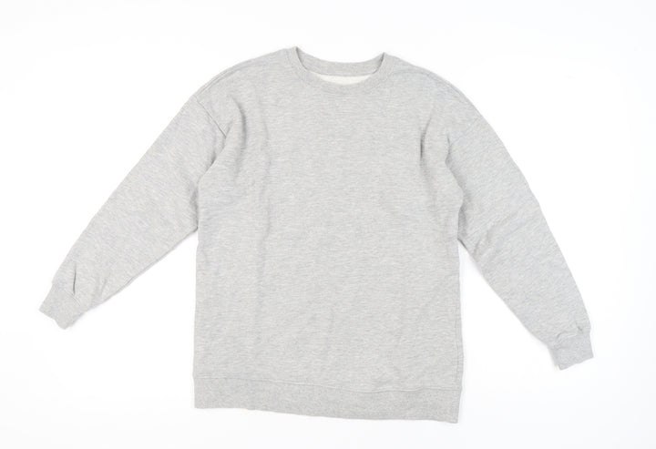 ASOS Women's Grey Pullover Sweatshirt, Size 12, Casual Comfort