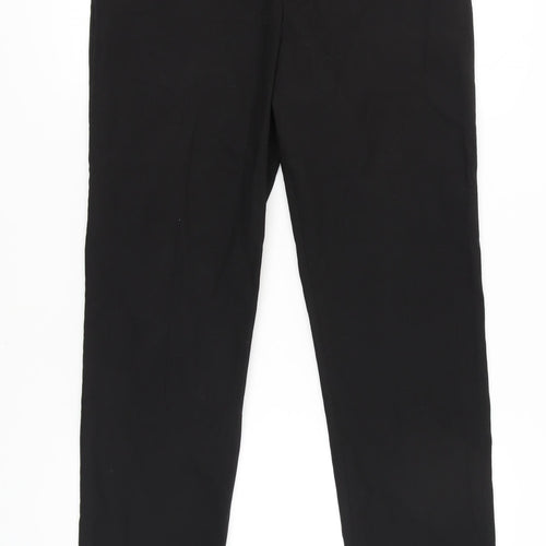 Marks and Spencer Boys Black Dress Pants 12 Years Regular Fit