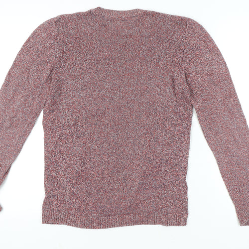 Topman XS Men's Multicoloured Cotton Crew Neck Jumper
