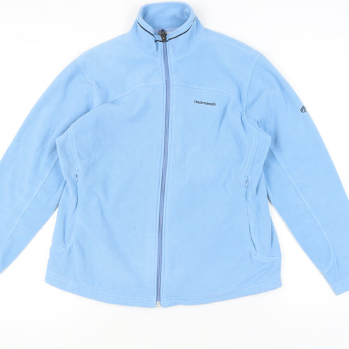 Craghoppers Women's Blue Fleece Jacket Size 14