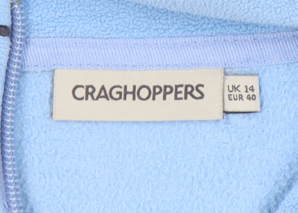 Craghoppers Women's Blue Fleece Jacket Size 14