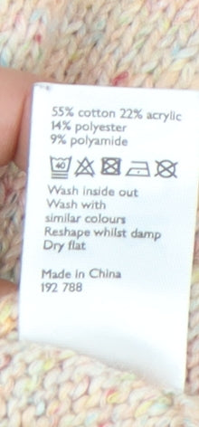 AND/OR Women's Beige Knit Pullover Jumper Size 8