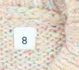 AND/OR Women's Beige Knit Pullover Jumper Size 8