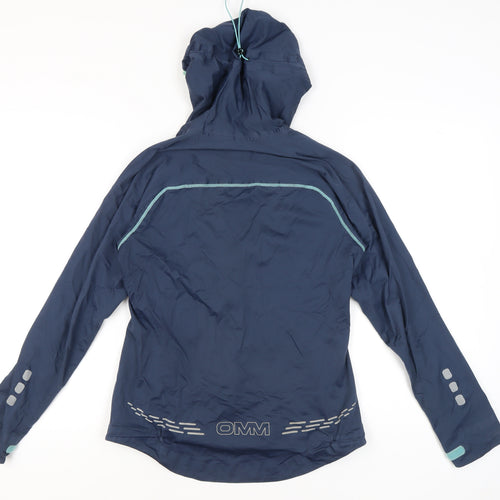 OMM Women's Blue Windbreaker Jacket M Athletic