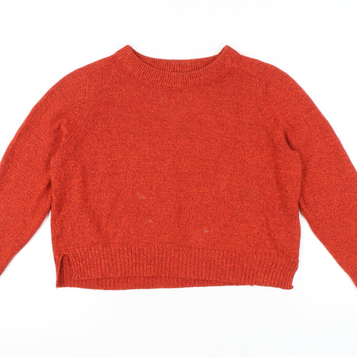 H&M Women’s Red Pullover Jumper Size 14