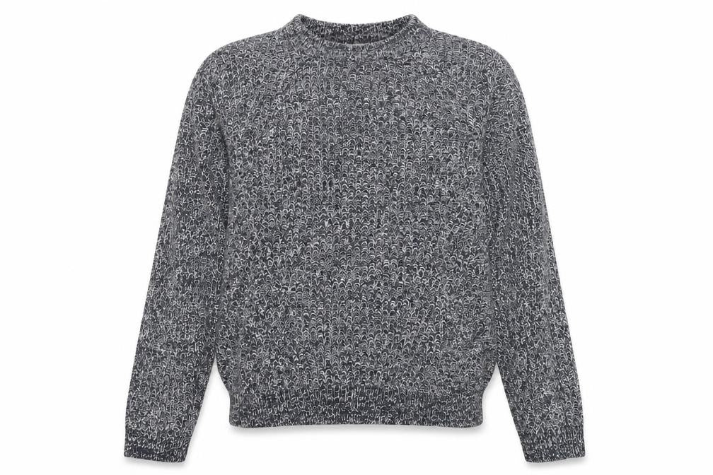 Front view of H&M Women's Grey Knit jumper, size L