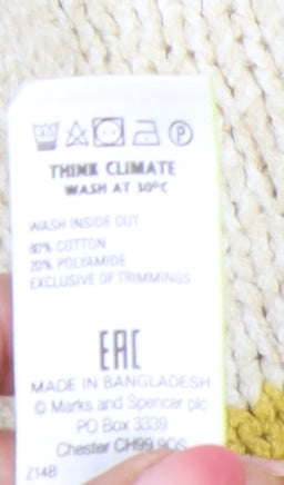 Marks and Spencer Women's Multicoloured High Neck Jumper M