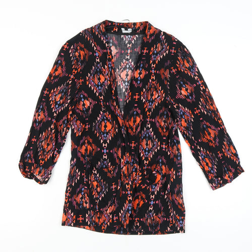 New Look Women's Multicoloured Geometric Blouse Size 8
