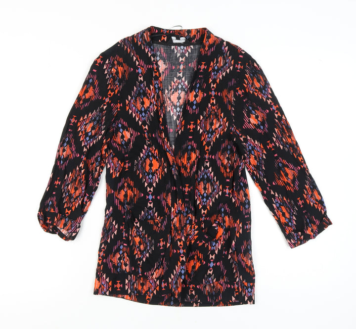 New Look Women's Multicoloured Geometric Blouse Size 8