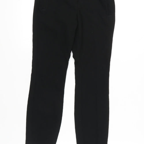 Next Women's Black Ankle Trousers Size 6 Slim Fit
