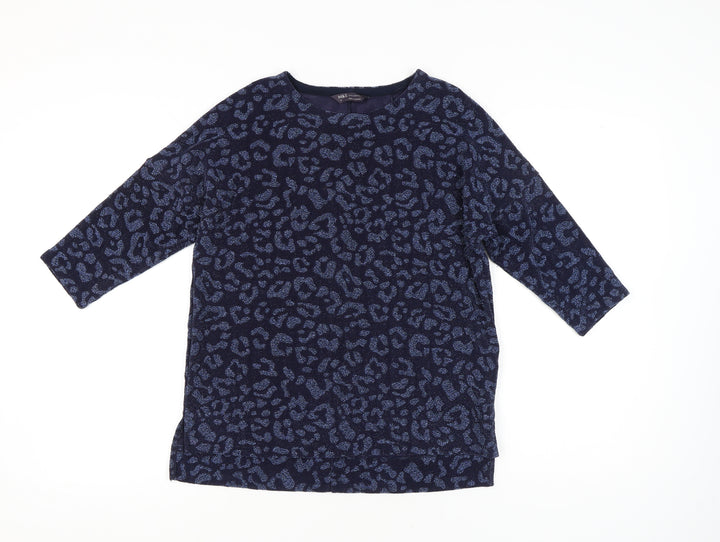 Marks and Spencer Women’s Blue Animal Print Blouse