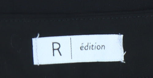 La Redoute Women's Black Straight Trousers, Size 14