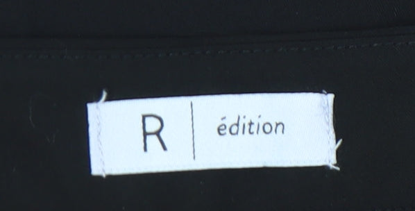 La Redoute Women's Black Straight Trousers, Size 14