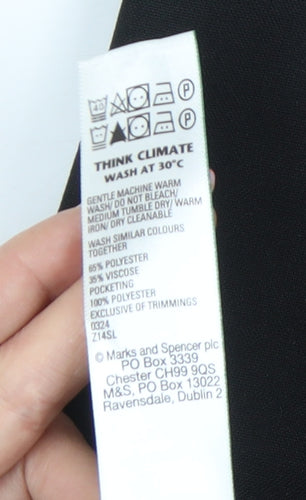 Marks and Spencer Boys Black Dress Pants 15 Years