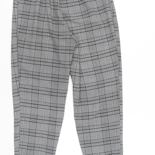 H&M Women's Checked Trousers, Size 8, Business Casual