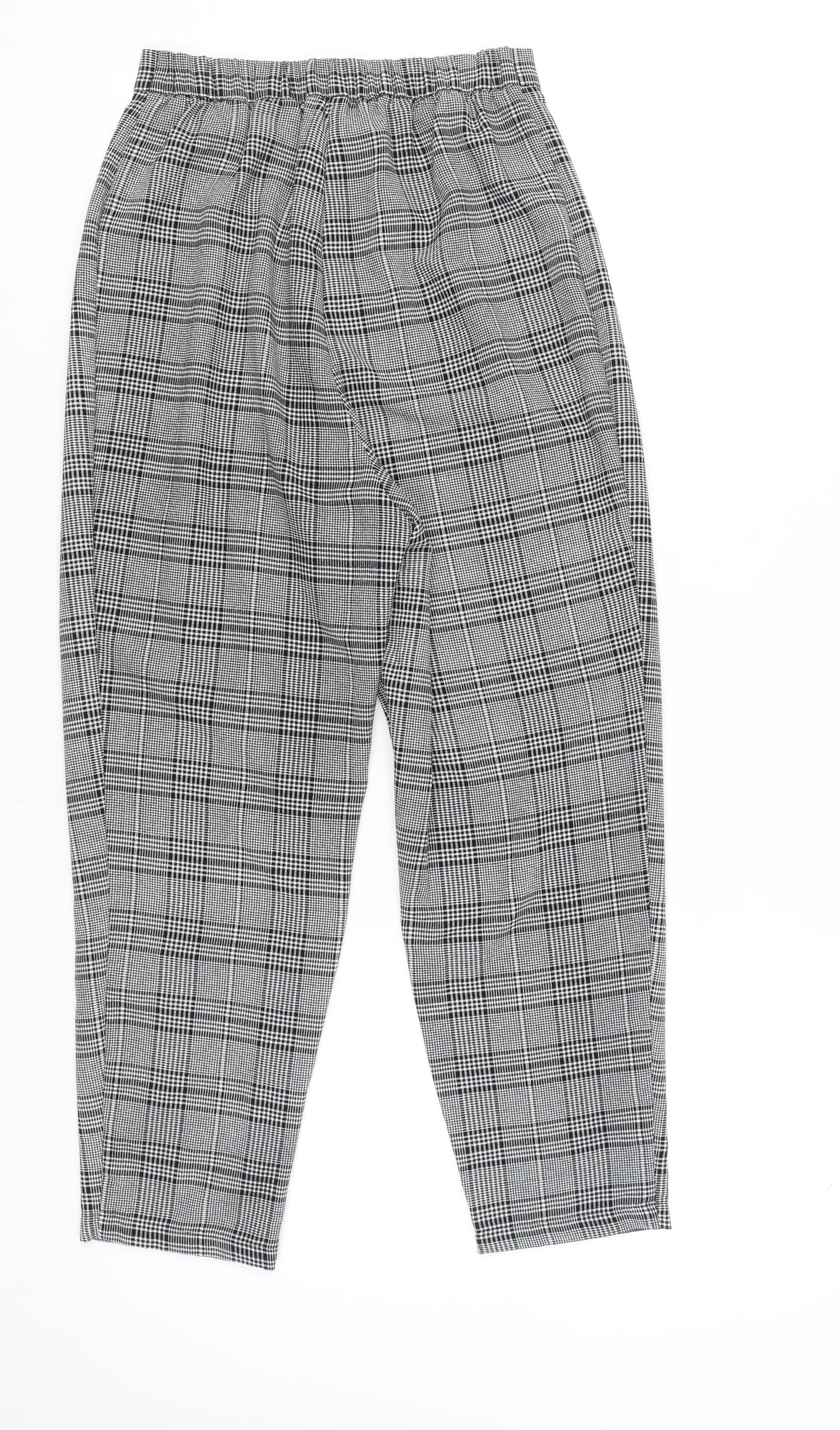 H&M Women's Checked Trousers, Size 8, Business Casual