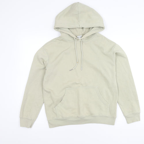 H&M Beige XS Pullover Hoodie Unisex Adults