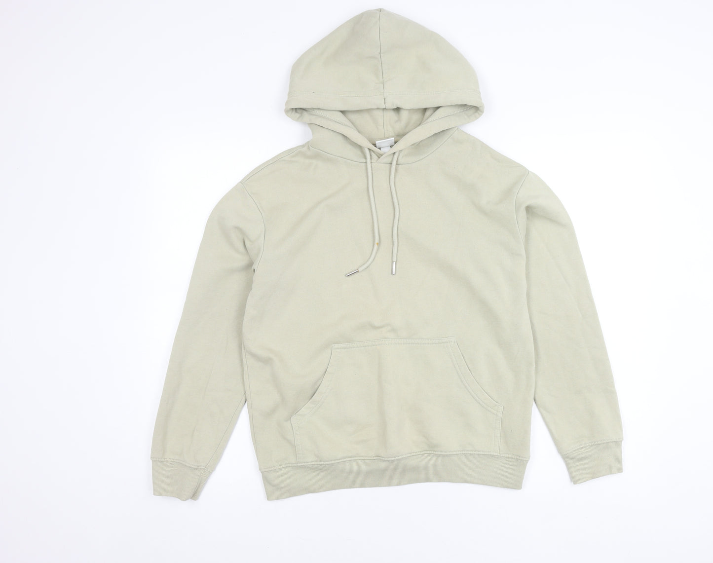 H&M Beige XS Pullover Hoodie Unisex Adults