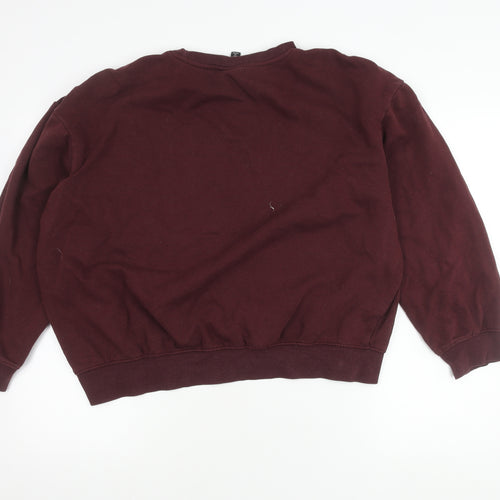 H&M Women's Purple L Pullover Sweatshirt