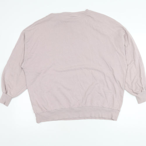 ASOS Women's Pink Crew Neck Sweatshirt Size 12