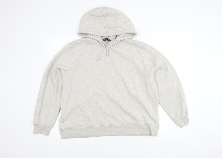 Marks & Spencer Women's Grey Hoodie Size 18