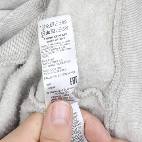 Marks & Spencer Women's Grey Hoodie Size 18