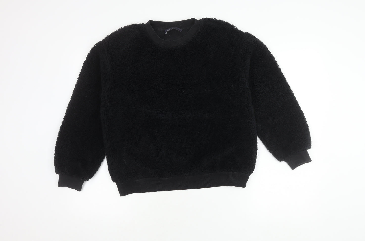 Marks and Spencer Women's Black Pullover Sweatshirt S