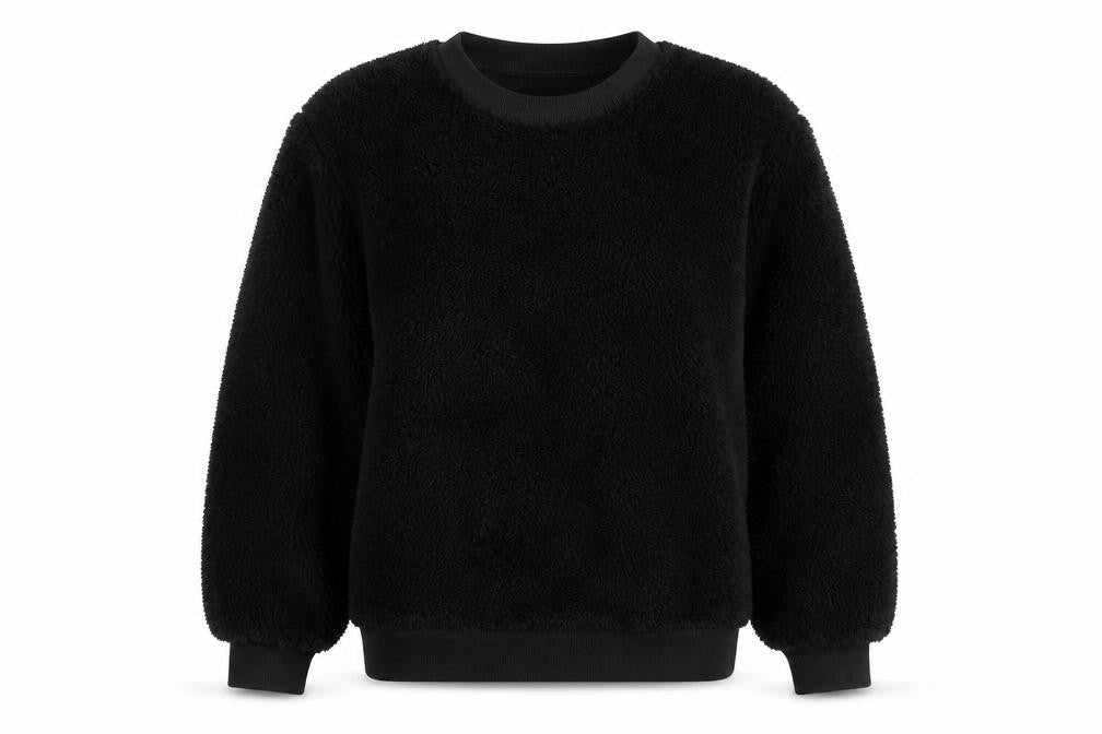 Front view of Marks & Spencer Women's Black Pullover Sweatshirt S