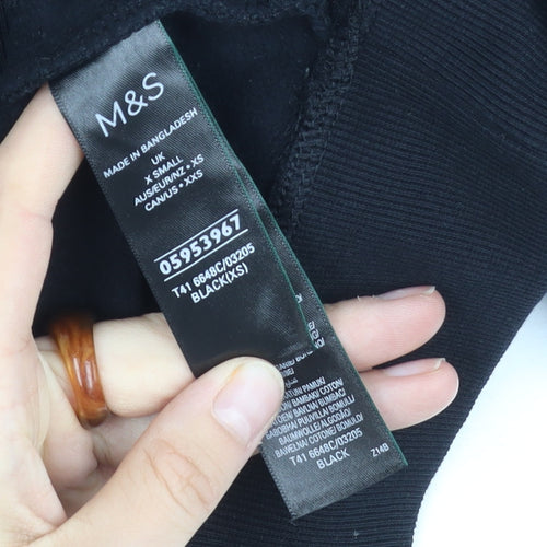 Marks and Spencer Women's Black XS Pullover Sweatshirt