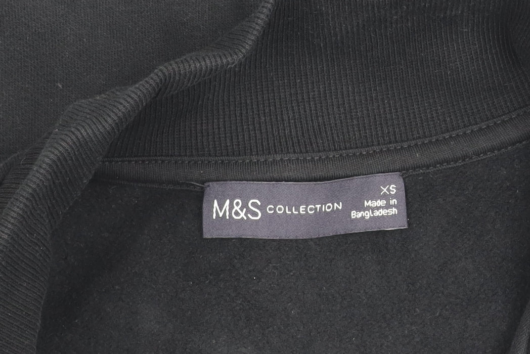 Marks and Spencer Women's Black XS Pullover Sweatshirt