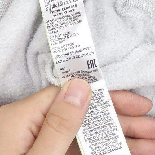 Marks and Spencer Women’s Grey Hooded Hoodie, Size 20