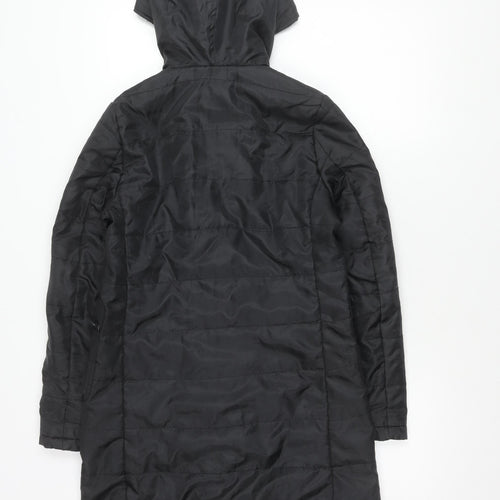 C Prêt-à-Porter Black Women's Parka Coat Size 2
