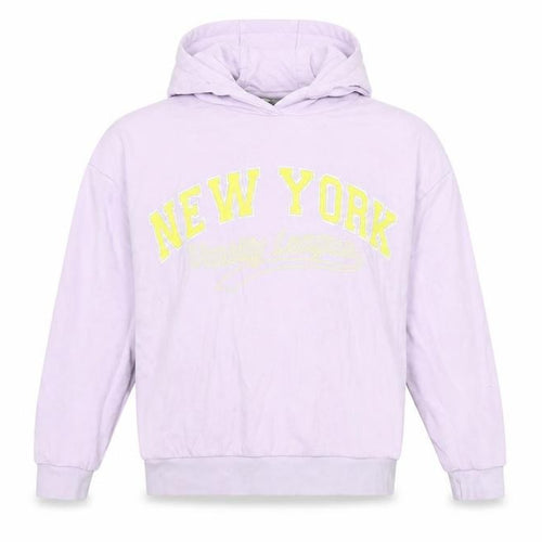 I Love Girlswear Girls Purple Hoodie 13 Years Pullover Varsity