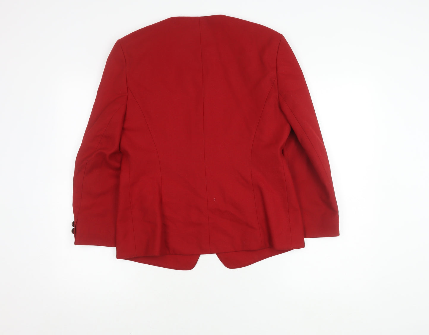 Anne Brooks Women's Red Blazer Size 14 Petite
