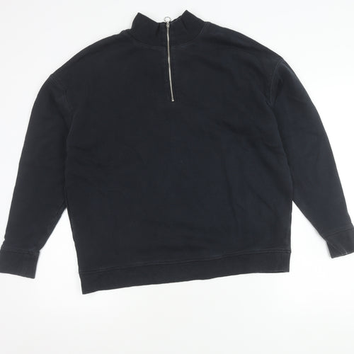 Black Women's 14 M&S Zip Sweatshirt