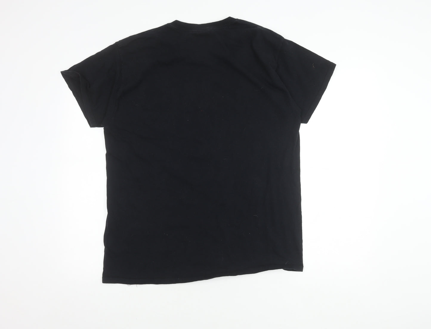 GILDAN Men's Black Voodoo Gothic T-Shirt, Size L