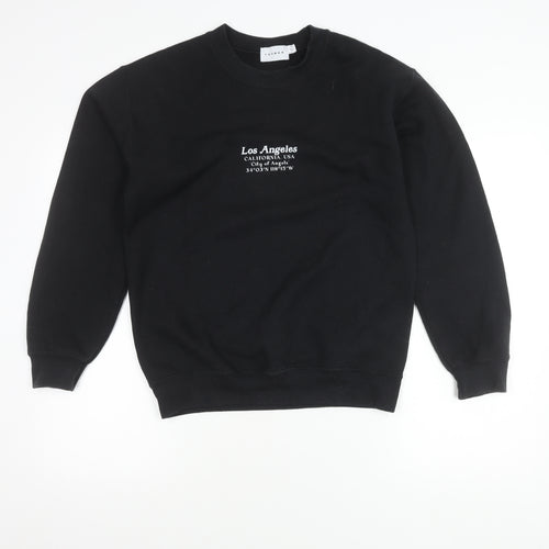 Topman Men's Black XS Pullover Sweatshirt