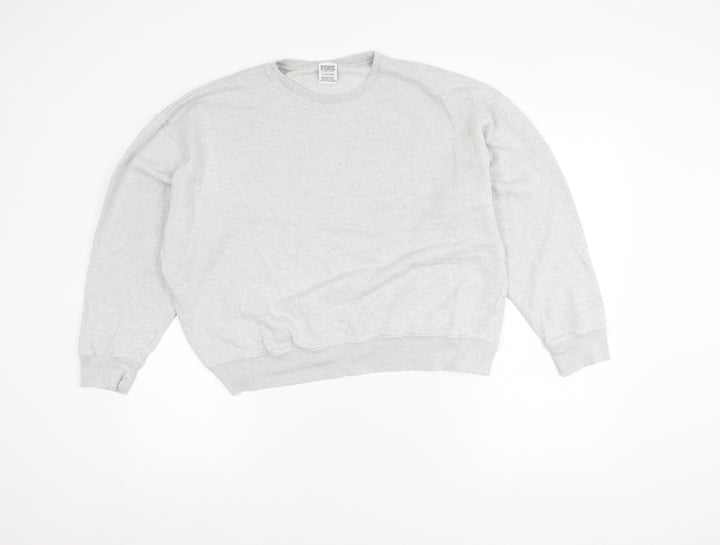 Victoria's Secret Women Grey Pullover Sweatshirt Size 10