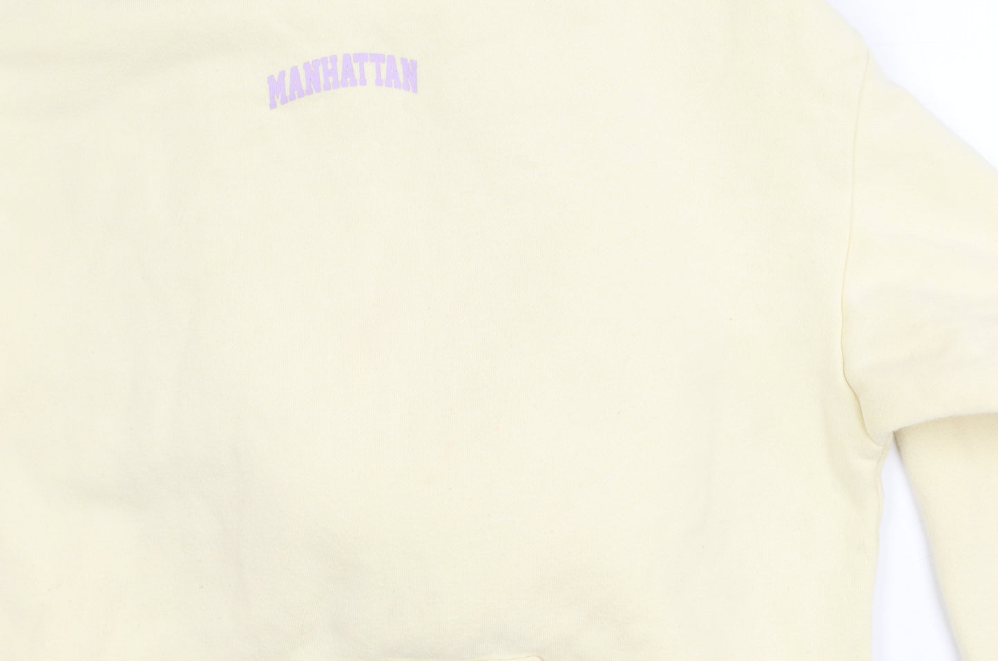 H&M Girls Ivory Pullover Hoodie 12-13 Years - Casual Comfort