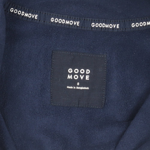 Good Move Unisex Kids Blue Fleece Jacket 6-7 Years