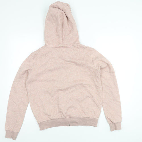 H&M Women's Pink Hooded Jacket Size S