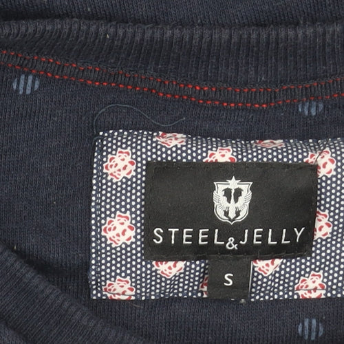 Steel & Jelly Men's Blue Small Pullover Sweatshirt
