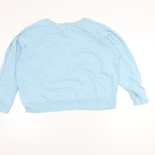 Marks and Spencer Women's Blue Graphic Sweatshirt, Size 16