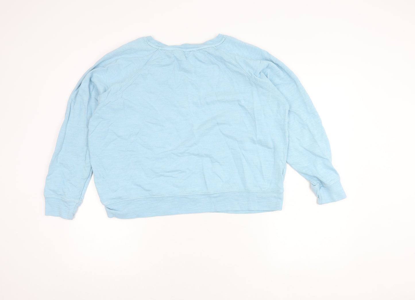 Marks and Spencer Women's Blue Graphic Sweatshirt, Size 16