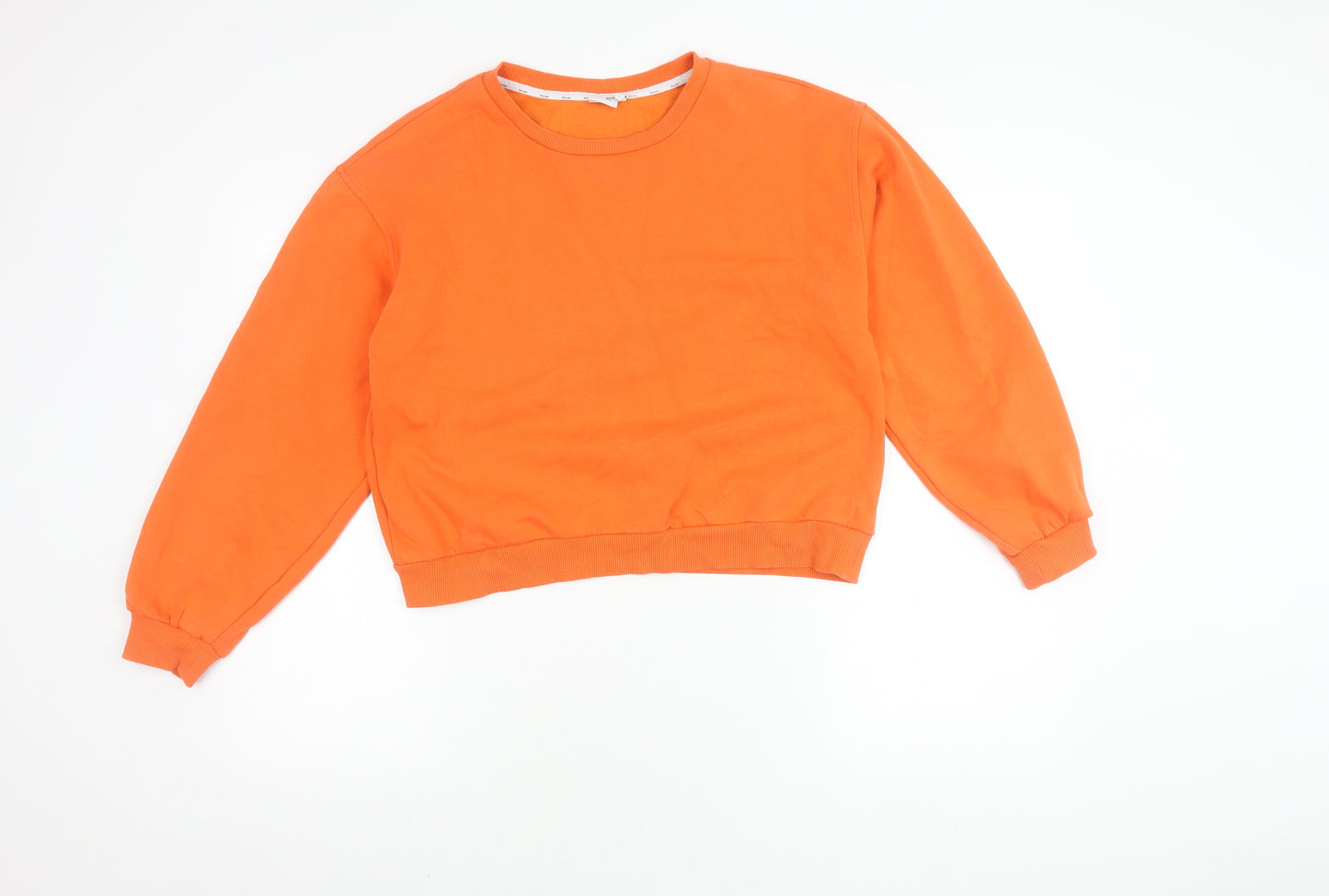 Nümph Women's Orange Pullover Sweatshirt S Casual