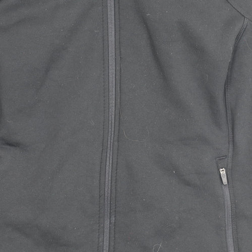 Marks and Spencer Women's Black Hooded Zip Jacket Size 18